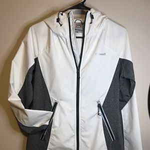 White Avalanche windbreaker